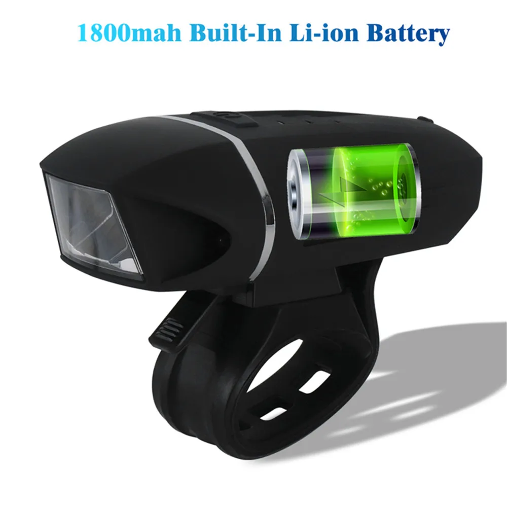 BORUiT 350LM велосипедный головной светильник с USB Перезаряжаемый Батарея 5 режимы и