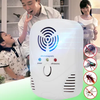 

Ultrasonic Mosquito Insect Killer AC 120-240V Electronic Rat Pest Repellent 2020 New Household Living Room Pest Mosquito Control