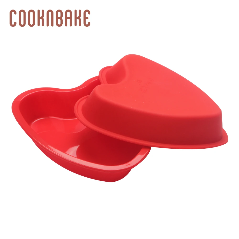 COOKNBAKE силиконовая форма для торта в форме сердца большие торты Кондитерская выпечка форма большой муссовый торт форма для хлеба DIY День рождения Свадьба