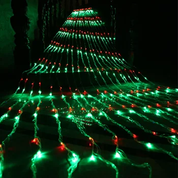 

3x2M/3x3M/6x3M Waterproof LED Waterfall Icicle Curtain String Lights Party Holiday Christmas Light for Wedding Garden Decoration
