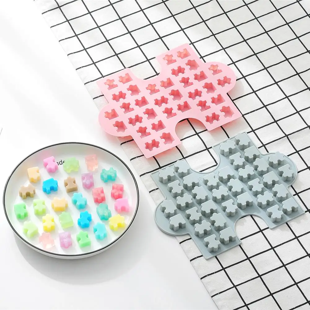 

Puzzle Shape Silicone Fondant Mould Silicone Chocolate Mold Sugar Craft Cake Mold