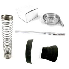 Для кальяна шланг наргиле алюминиевый кальян ручка наргиле шланг пружина уголь для кальяна полка из натуральной глины чаша для кальяна