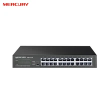 MERCURY SG124D 24 Порты коммутатор Gigabit Ethernet, 10/100/1000 Мбит Ethernet сетевой коммутатор Gigabit, Auto MDI/MDIX