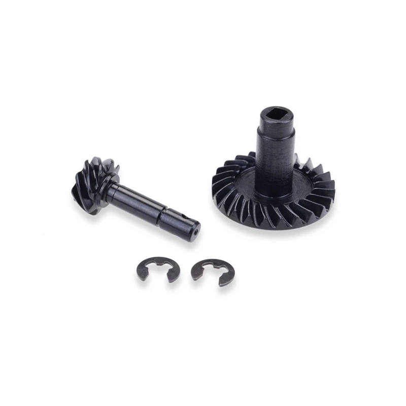 

Metal Heavy Duty 8T 24T Pinion Bevel Gear Set for 1/10 RC Crawler Car Axial SCX10 90046 90047 Upgrade Op Parts