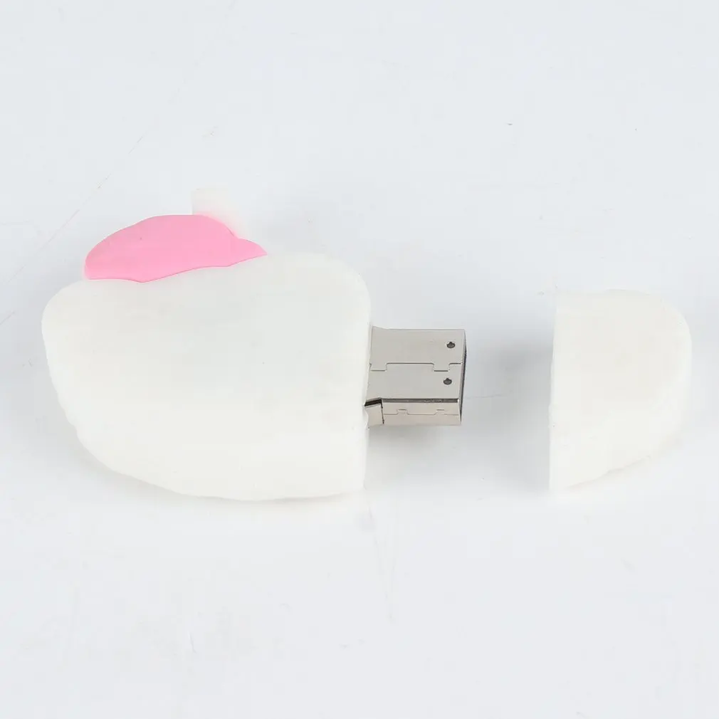 Розовый/белый Brian форма USB флэш-накопители высокоскоростной USB2.0 хранения мини-устройства