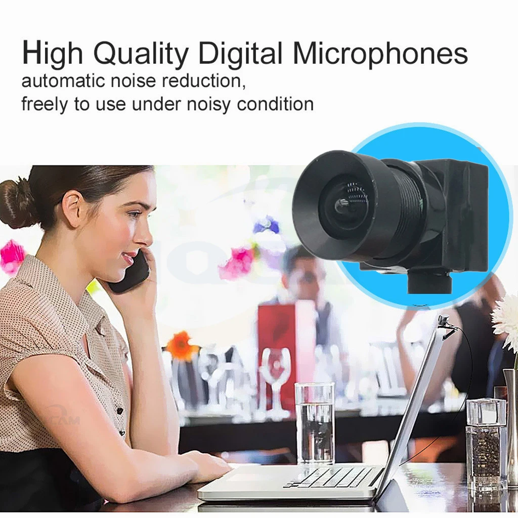 미니 웹캠 1080P 웹 카메라, 마이크 웹 USB 카메라, 풀 HD 1080P 캠 웹캠, PC 컴퓨터 라이브 화상 통화 작업