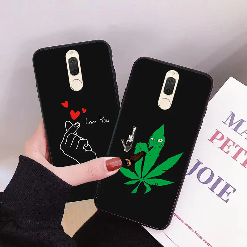 

Astronaut Black TPU Phone Case For Huawei Nova 2 3 2i 3i 3e 4e Cute Moon Cases For Huawei Nova2 Lite Cool Planet Star Back Cover