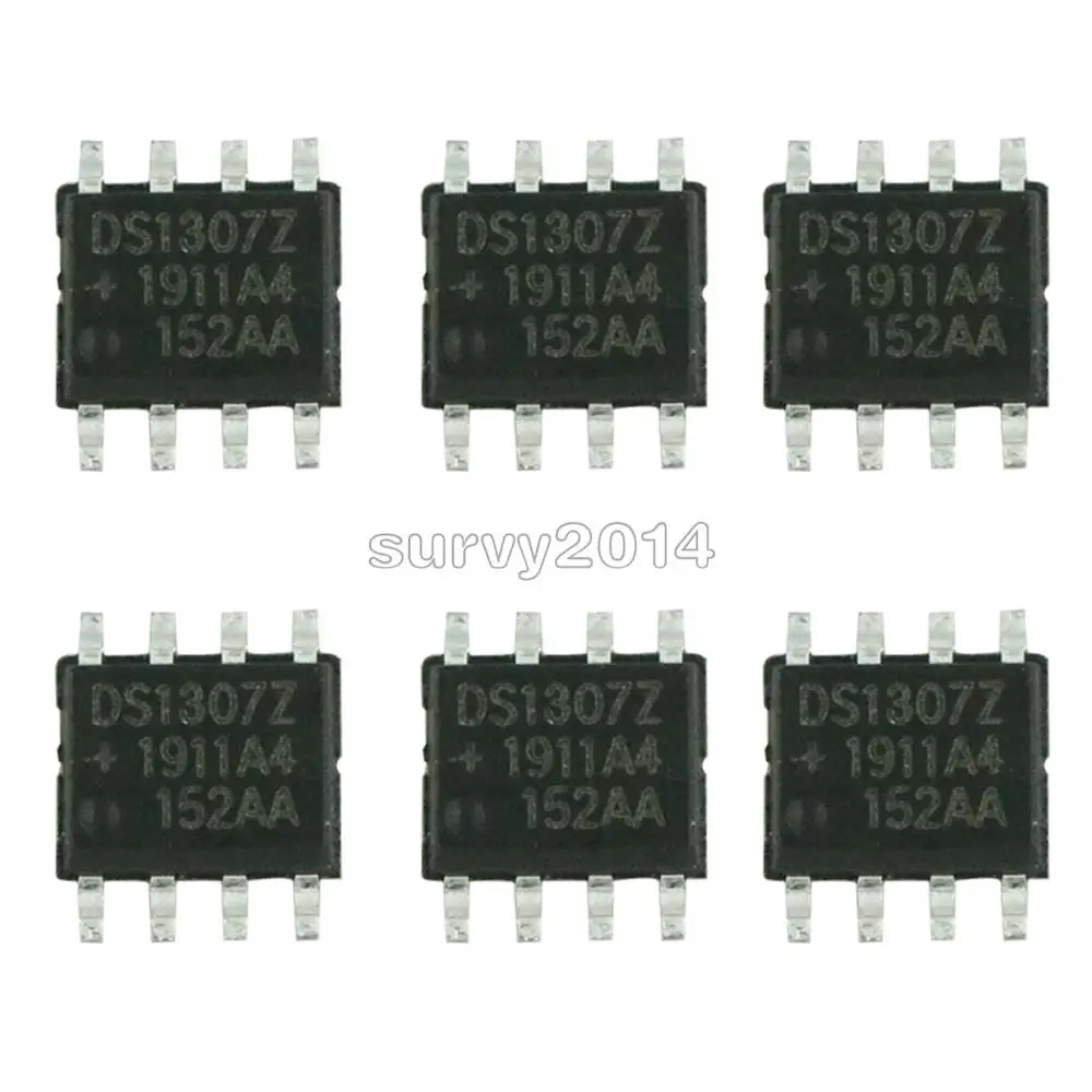 

10PCS DS1307 DS1307Z SOP-8 RTC SERIAL 512K I2C Real-Time Clock IC
