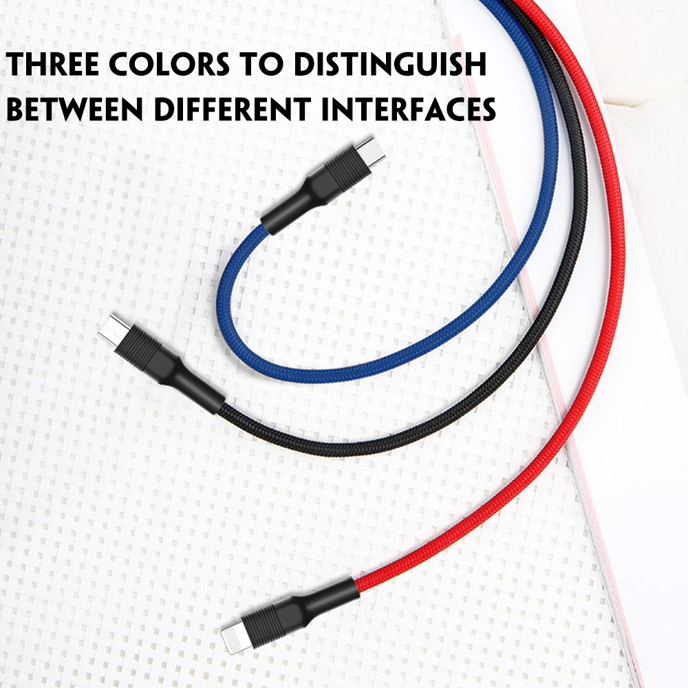 FDBRO 3 в 1 USB кабель для iPhone X 8 7 6 кабель Micro usb type C кабель для samsung S9 S8 кабель быстрой зарядки