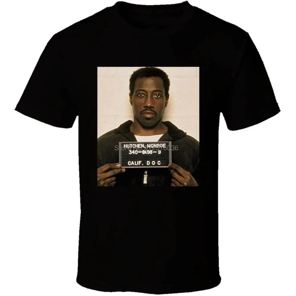 

Футболка Wesley Snipes мужская хлопковая, топ в стиле звезд из фильма знаменитостей, хип-хоп, уличная одежда в стиле Харадзюку