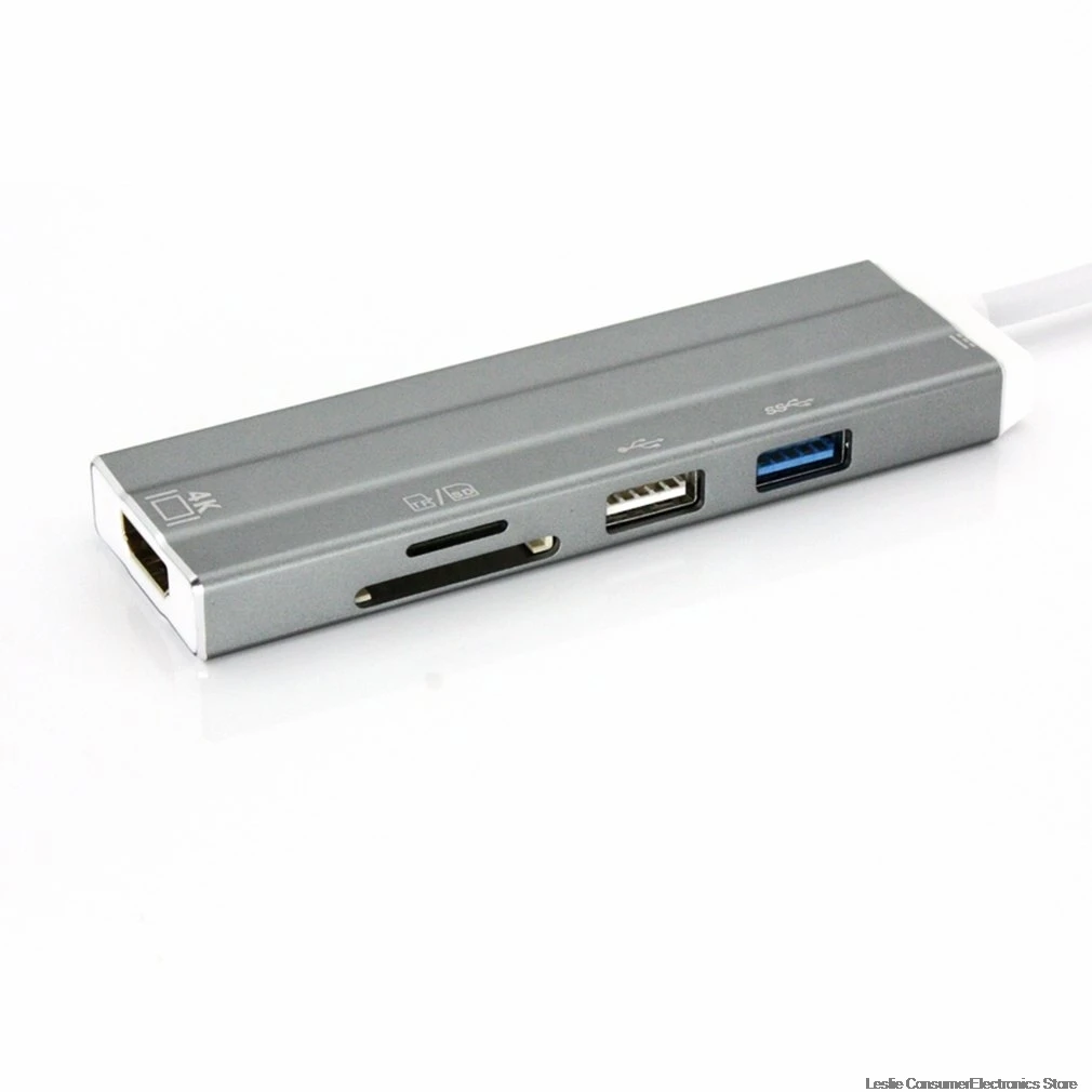 USB C концентратор USB-C HDMI адаптер Thunderbolt RJ45 3 концентратор USB для MacBook samsung Dex Galaxy S10/S9 USB-C