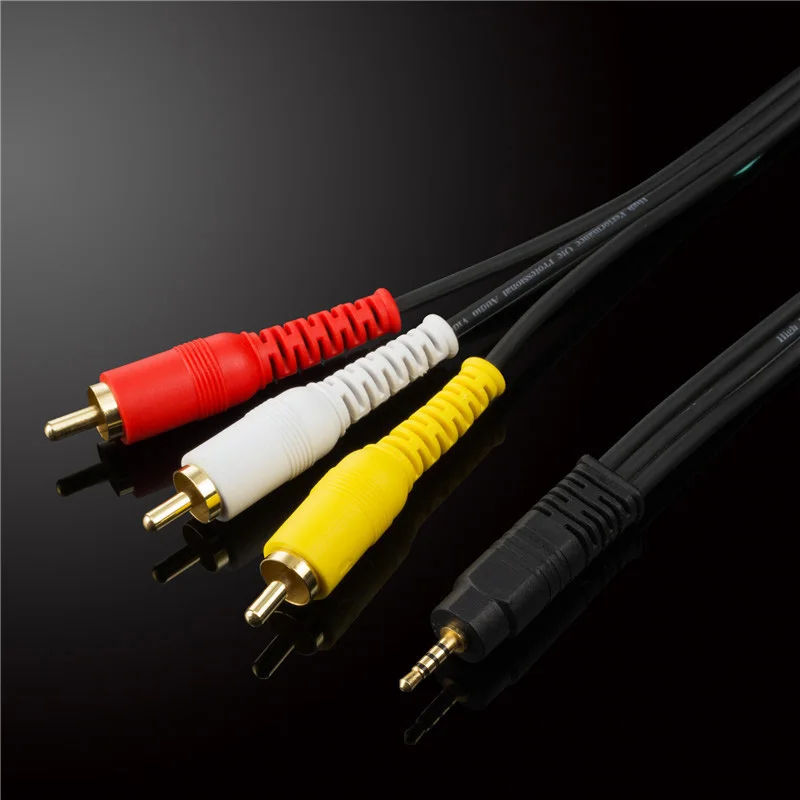 GuSou 3 5 мм разъем/USB 2 0 папа A до RCA Мужской композитный адаптер Аудио Видео av кабель