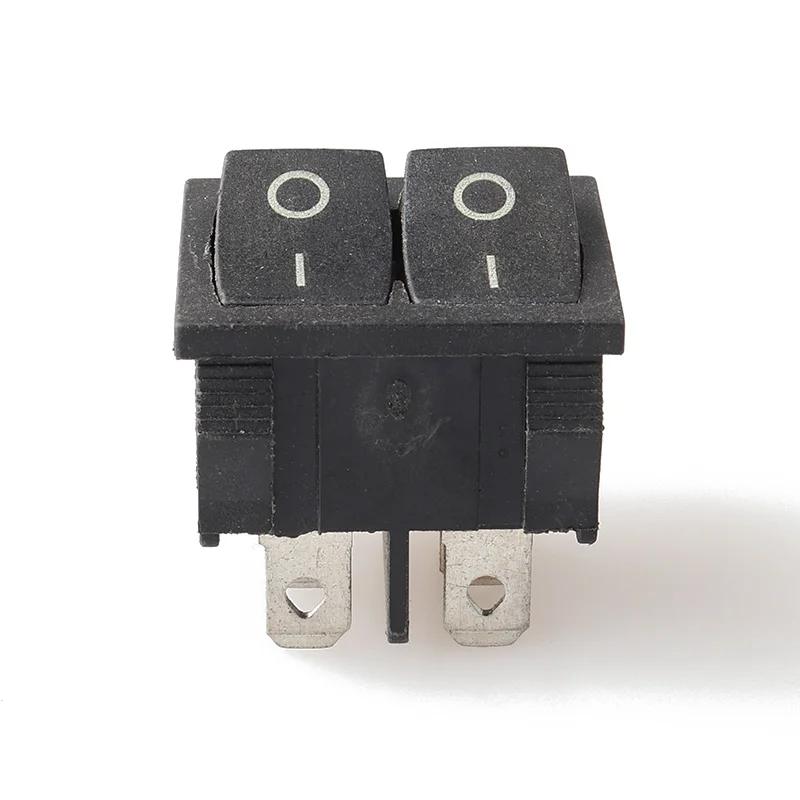 

KCD5-102B 6PIN Double Light Switch Rocker Switch Waterproof ON-OFF Boat Power Switch
