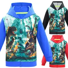 Толстовки Детская одежда с динозавром для мальчиков осенние костюмы с животными для малышей Casaco Menino, толстовка, куртка одежда для малышей