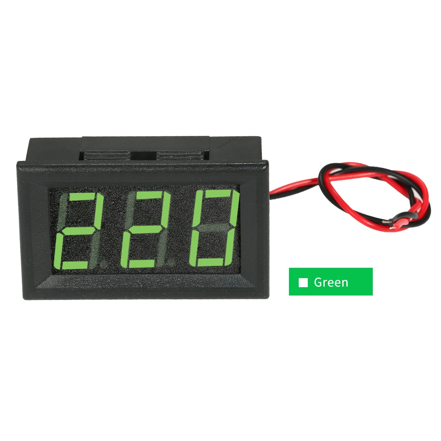 Два провода тестер напряжения DC4.5V-120V Volatemeter вольт метр панель с триммером потенциометра обратного подключения защиты