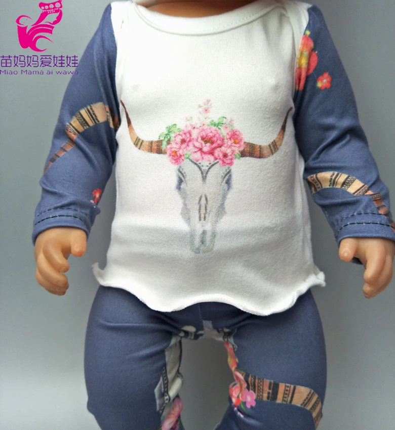 43 см новорожденная Кукла Одежда Комбинезоны для 17 дюймов Baby bona кукла брюки шляпа для игрушки одежда