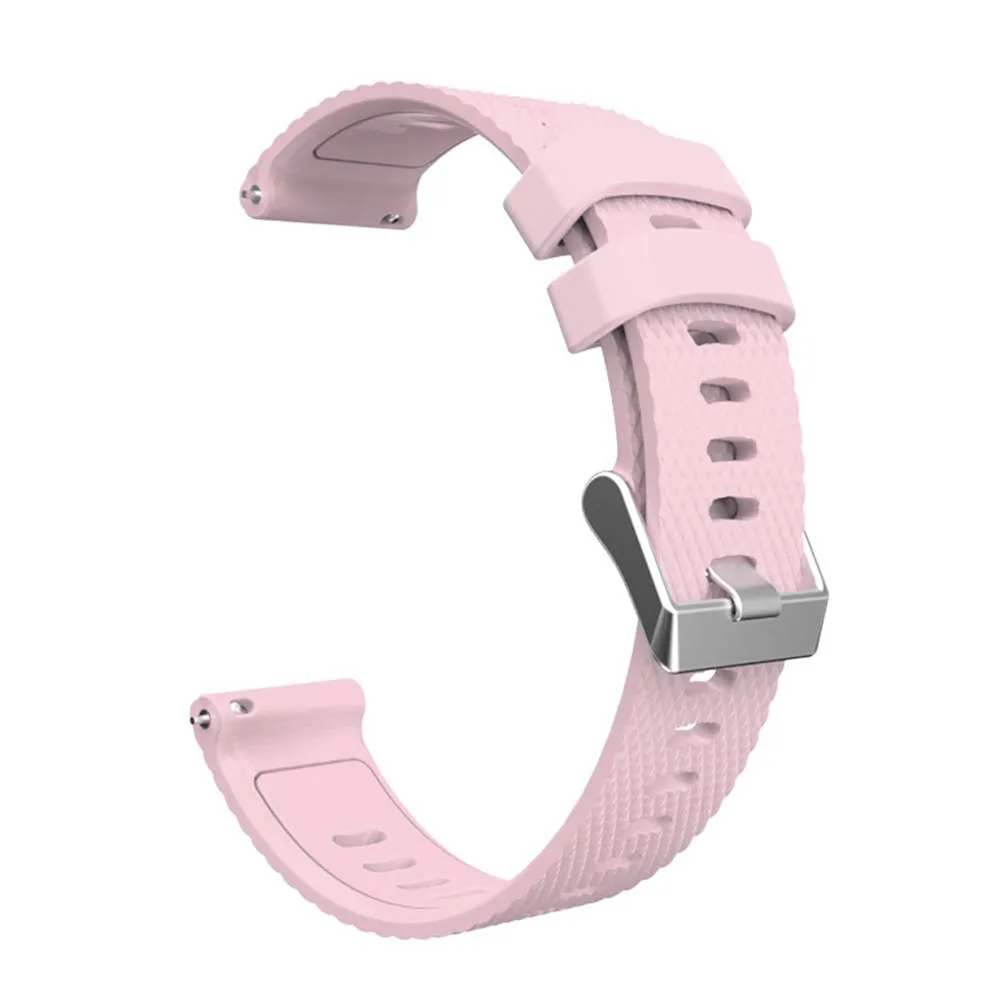 Силиконовый ремешок для часов Garmin vivoactive3/3 MUSIC/HR/Forerunner 245/645 MUSIC Approach S40 для TicWatch E для huawei 2