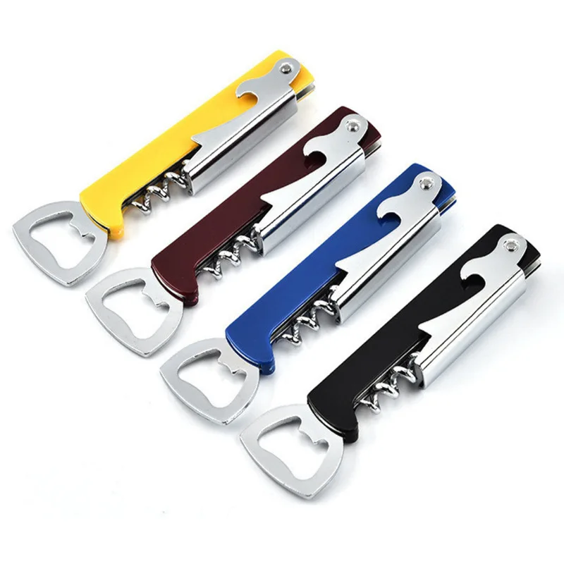 

Creative Bottle Opener Stainless Steel Wine Corkscrew Beer Bottle Can Remover Cutter For Kitchen Tools Bar Accessoires Cookice