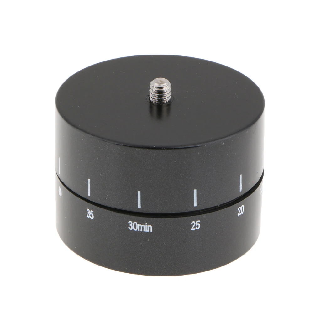 Panoramic 360°/ 60-Minute Time Lapse Tripod Head For Cameras, DSLR's, GoPro's And Smartphones (Supports Up To 4.4 LBS)