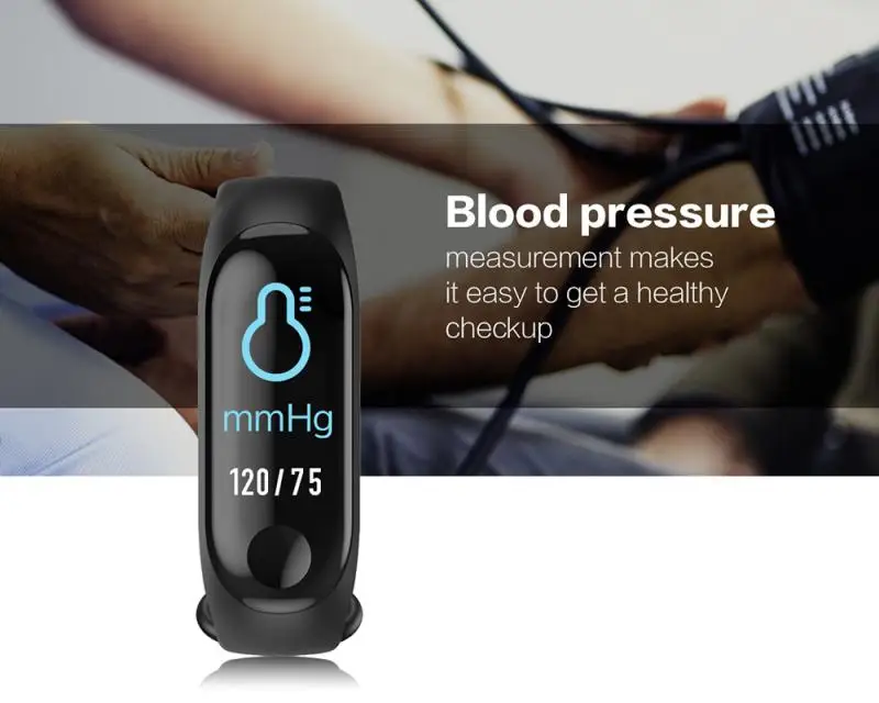 M3 Plus Band Bluetooth Смарт-часы фитнес-трекер для измерения сердечного ритма браслет-браслет монитор фитнес-трекер Смарт-браслет