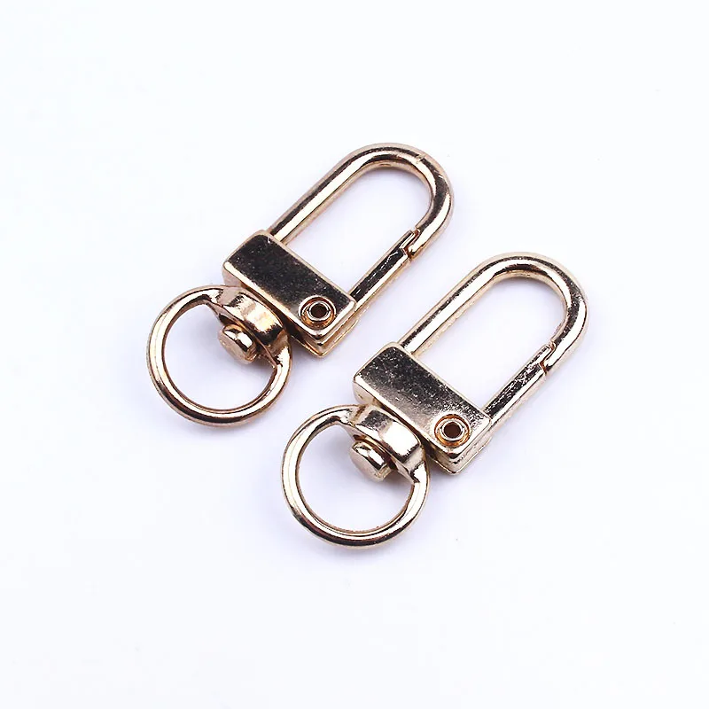 4x Swivel Lobster Claw Clasp Keychain Hooks Lanyard for Keys Bronze Tone  Keyring