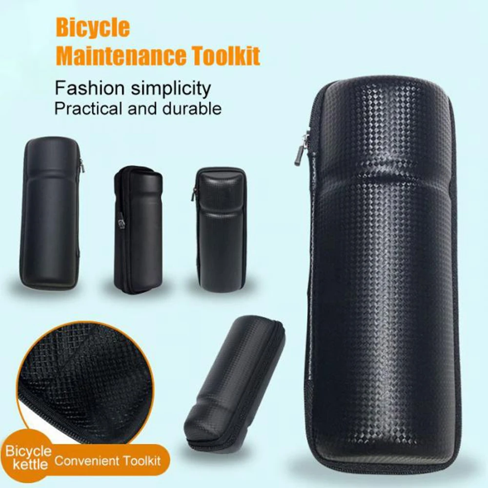 New MTB Bike Repairing Tool Bag Hard EVA Waterproof Bicycle Water Bottle Bag Bicycle Toolkit Bag MTB Bottle Bags Zip Storage Box