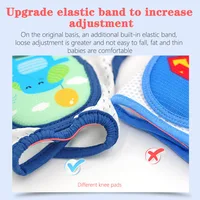 Newborn Baby Knee Pad Toddler Non Slip Leg Warmers Kids Safety Crawling Elbow Cushion Infant Breathable Cute Cartoon Protector 4