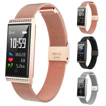 

Fashion Couple Heart Rate Sleep Monitor Message Push Sport Smart Watch Bracelet