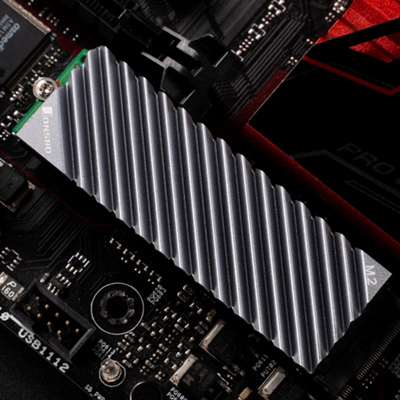 Jonsbo M.2 SSD лист Алюминий теплоотводящий кулер для 2280 твердотельный накопитель на