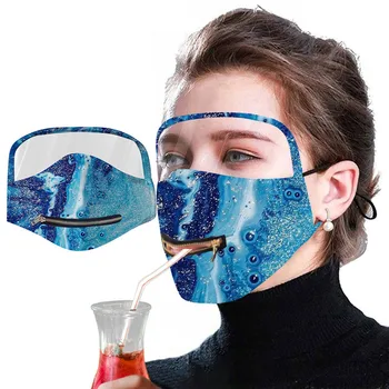 

Transparent Adult Zipper Opening Design Outdoor Protective Face ma$k With Eyes Shield For Head Eye Faces Protection