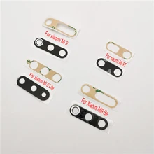 Cristal de cámara trasera para Xiaomi Mi 9 Mi9 Se Mi9 Lite Mi 9T, protector de lente de cámara trasera con piezas de repuesto adhesivas, 2 unidades por lote