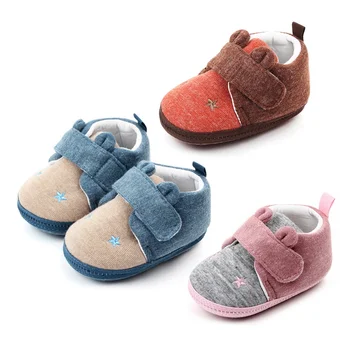 

Autumn Baby Girls Boy First Walker Sneaker Soft Cartoon Print Breathable Bottom Walking Casual Sports Shoes for 0-18M