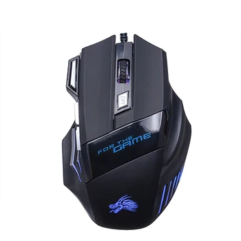 

PC Laptop Notebook Game Parts 1pc Wired Gaming Mouse 7 Buttons 5500 DPI LED Optical Computer Mouse Gamer Mice