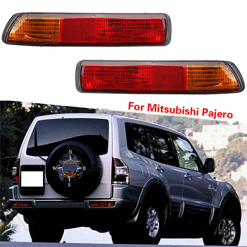 

Rear Lights Fog Lamp Rear Bumper Reflector Stop Lamp 2001 2002 2003 For Mitsubishi Pajero V73 V75 MONTERO Tail Light Stop Lamp