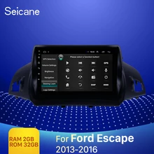 Seicane 2GB RAM 32GB ROM Android 9,1 GPS para coche Unidad de Multimedia reproductor de Radio para Ford Escape 2013, 2014, 2015, 2016 2Din de navegación