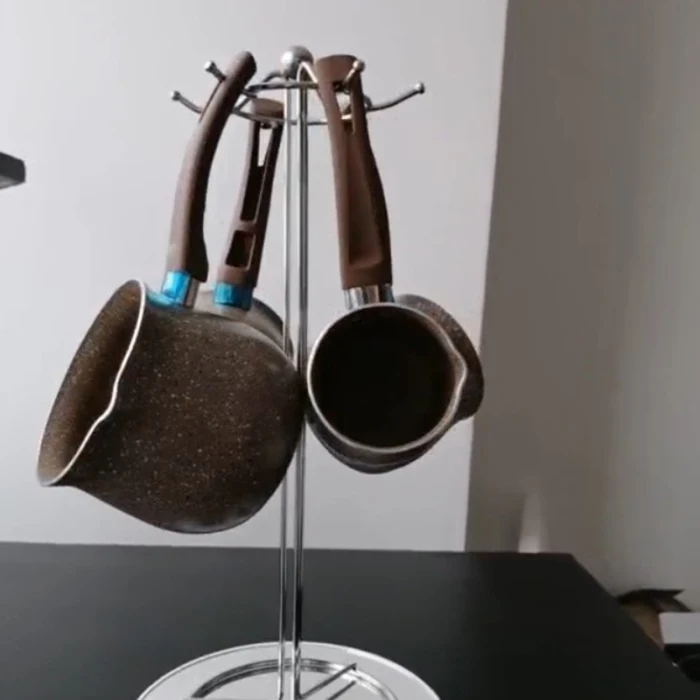 Single Handle Anti-scalding Coffee Pot Non-stick Pan Mini Milk Pot P7Ding