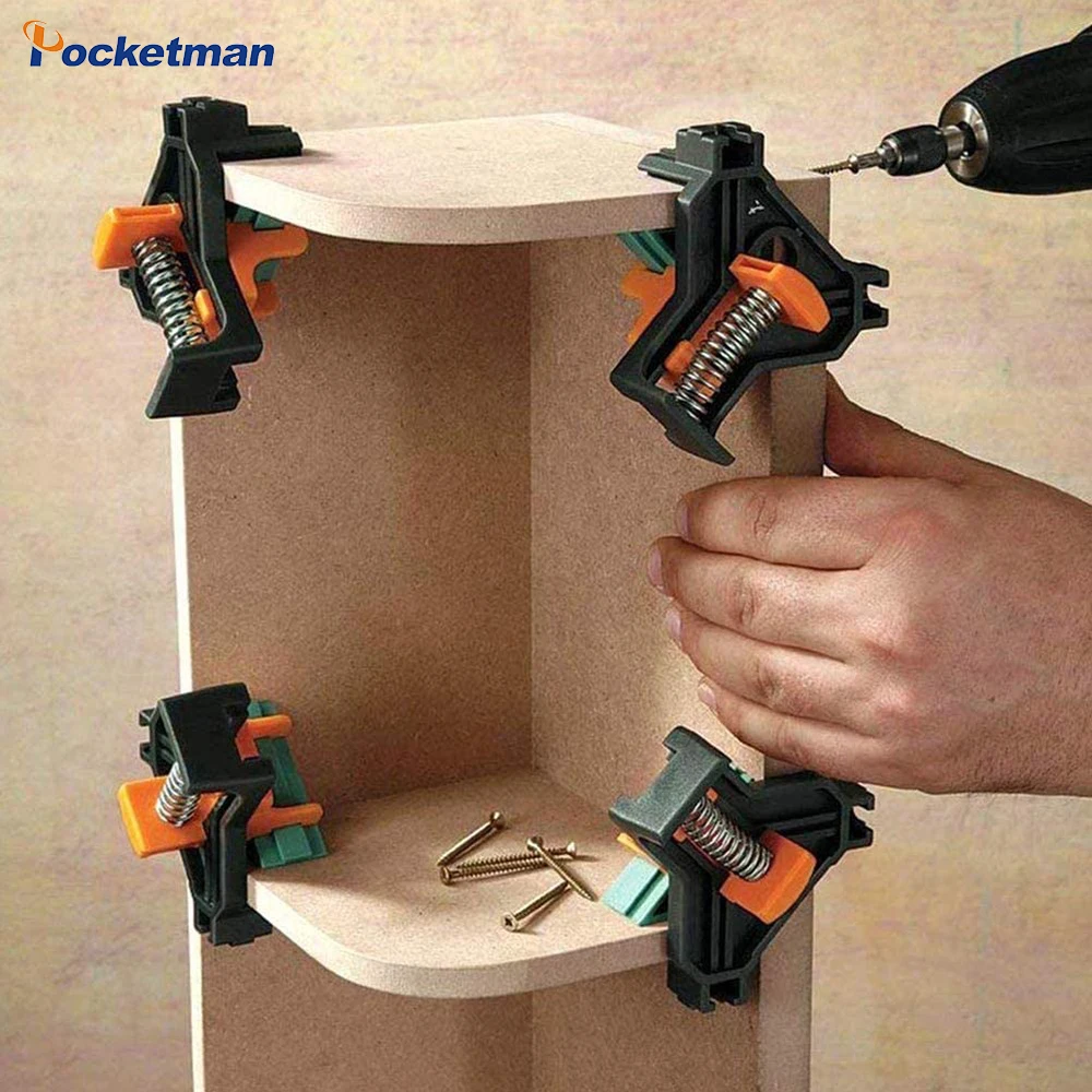 DIY ручные инструменты 90 градусов Угловые зажимы угловой Зажим 4 шт. зажим фиксатор