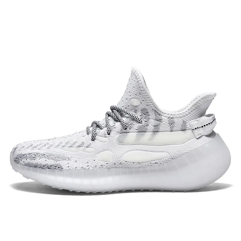 Running Shoes Men 2020 Casual Sports Breathable Noctilucent Stylish Outdoor Jogging Sneakers High Elasticity Sole Size 39-45