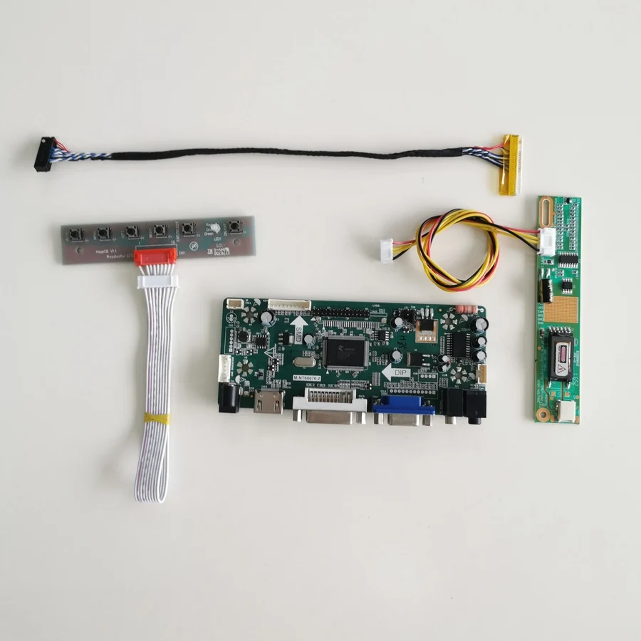 Для LP150X04-B2/B2M1 ЖК-дисплей панель монитор VGA, HDMI, DVI MNT68676 дисплейный контроллер привода карта с холодным катодом(CCFL LVDS 20-контактный разъем 1024*768 1" DIY kit