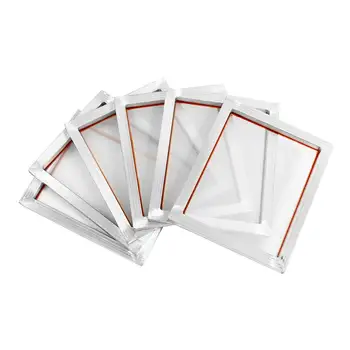 

6Pcs/Set Screen Printing Aluminium Alloy Silk Screen Printing Frame Count 43T Screen Printing for Print Circuit Boards 110 Mesh
