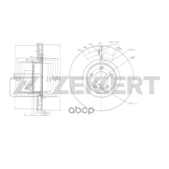 

TORM disc. Before. Land Rover Range Rover IV 12- Range Rover Sport II 13-zekkert art. bs-5889