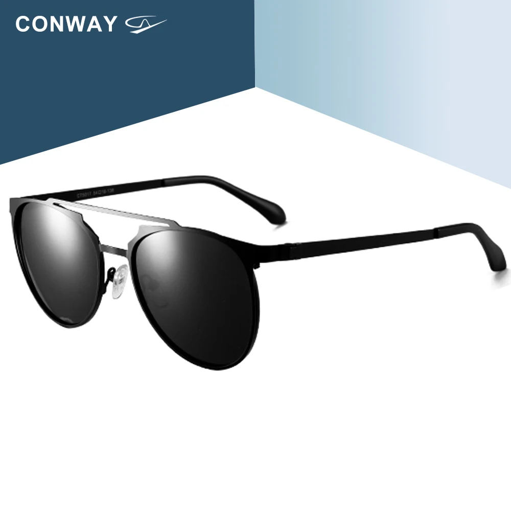 

Conway Retro Round Sunglasses Top Bar Vintage Mens Women Sun Glasses Hippie Style Circle Lens Stainless Steel Eyeglasses Shades