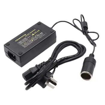 

220V to DC 12V Car Cigarette Lighter Converter Power Adapter Voltage Transformer Socket Automobile Power Converter Black
