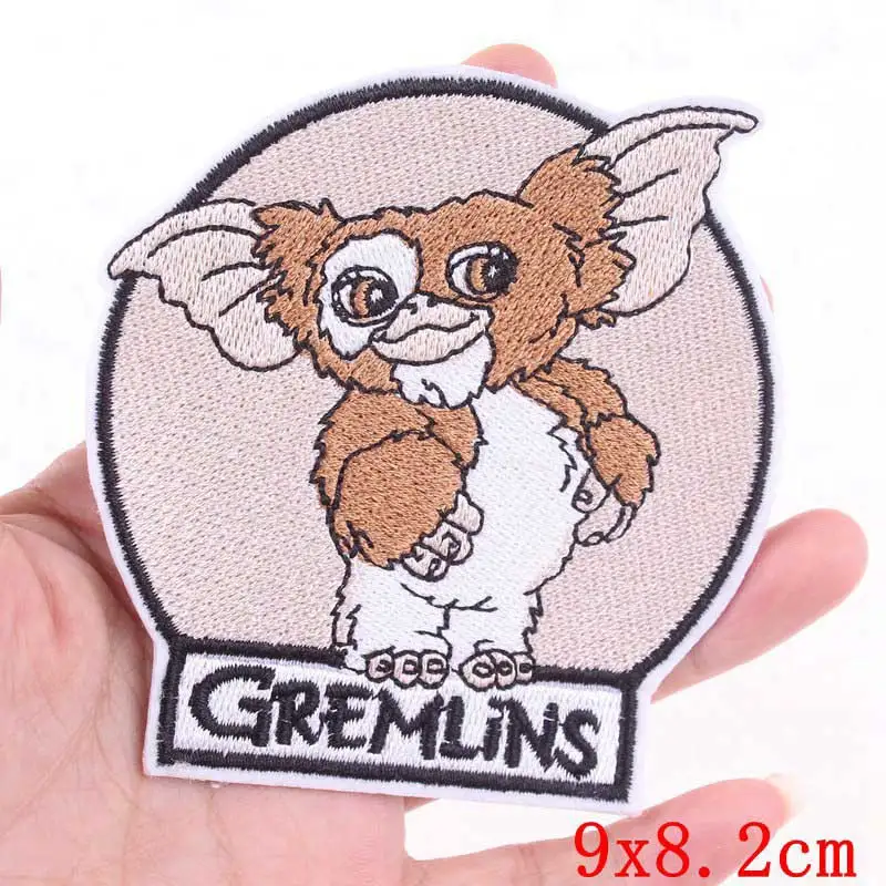 Pulaqi GIZMO Gremlin нашивки с железом для одежды милые наклейки с единорогом Парк Юрского периода нашивки на детской футболке Грут патч