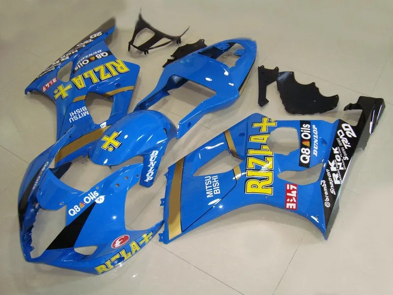 Комплект обтекателей под давлением для GSXR1000 K3 03 04 GSXR 1000 2003 2004 ABS пластиковые