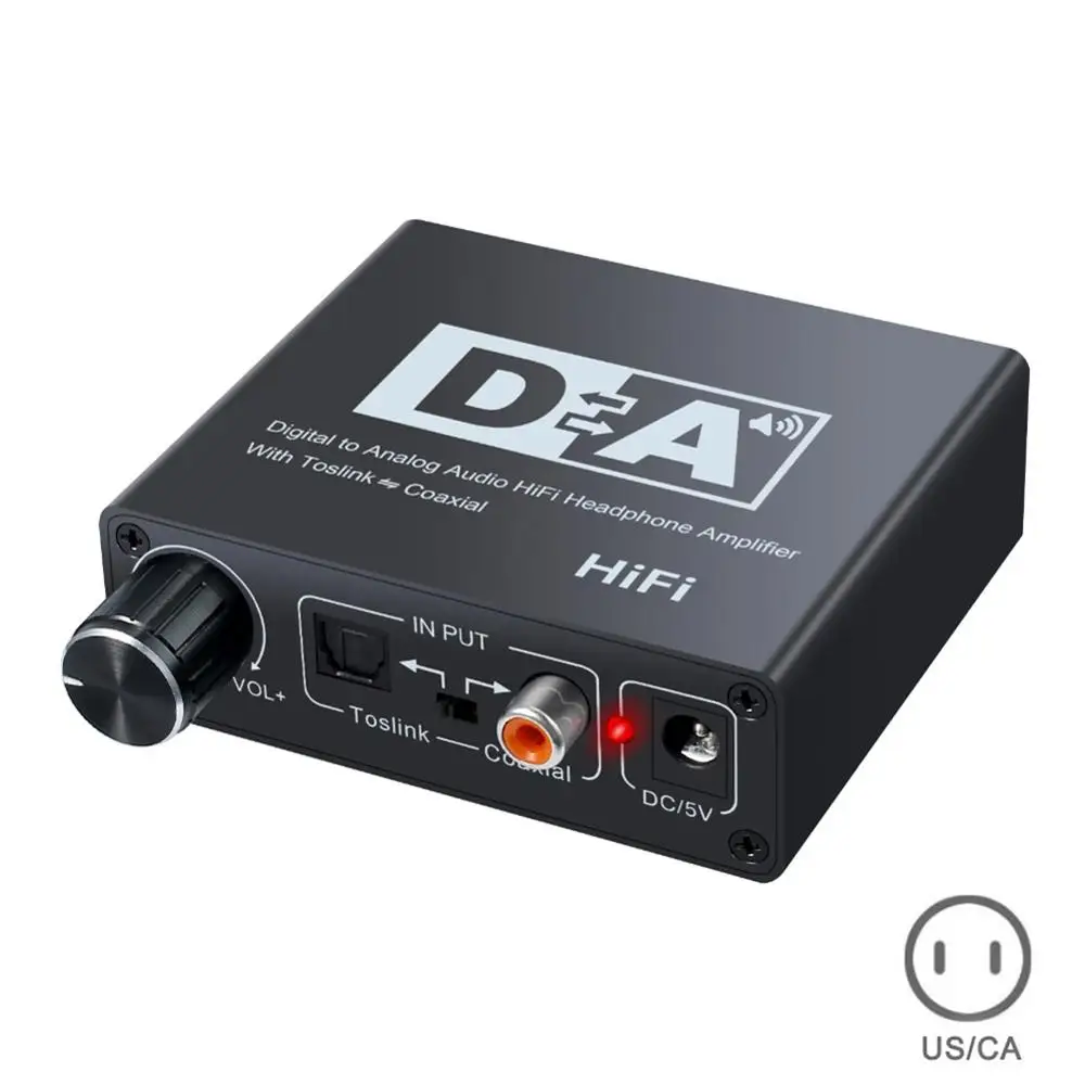 Digital Audio Amplifier 24bit 192khz for Analog Audio Converter 3 5mm Headphone Output VH99