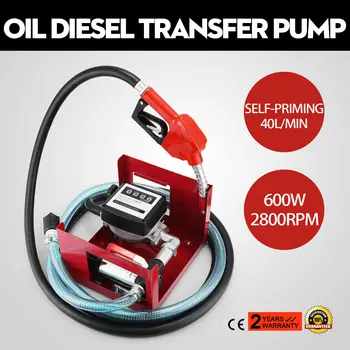 

VEVO 230V Electric Fuel Self-Priming Transfer Pump Bio Oil Diesel Kerosene 40L/Min