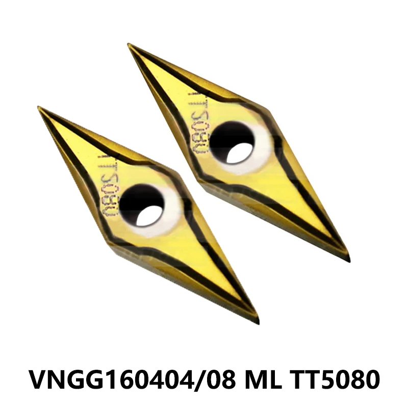 

Оригинальный VNGG VNGG160404ML TT5080 160404 мл 160408 мл токарный станок резак карбидные вставки токарные инструменты режущее лезвие с ЧПУ