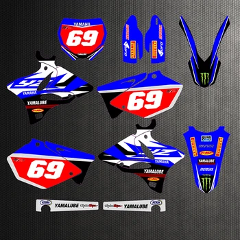 

Motorcycle stickers custom complete tool graphics background decal sticker quantity luster for the teamYZ125/250 02-14 2002 2004