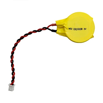

5PCS CR2032W Laptop Motherboard Cmos Bios RTC Battery with Plug 3V Lithium Battery